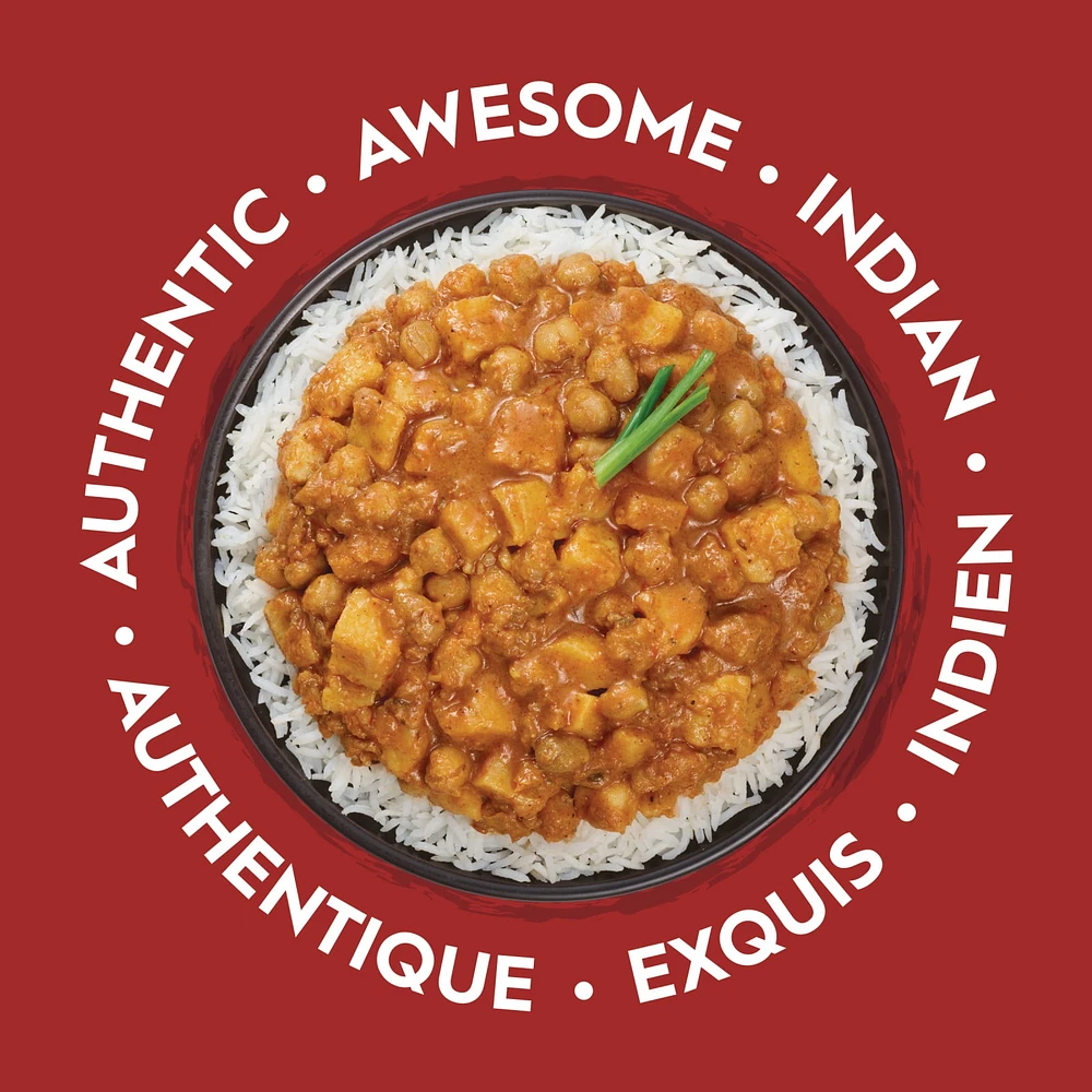TASTY BITE BOM POT - FRENCH Plat indien de Pommes de terre de Bombay TASTY BITE entièrement naturel (285 g)