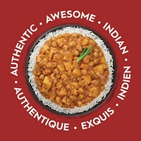 TASTY BITE BOM POT - FRENCH Plat indien de Pommes de terre de Bombay TASTY BITE entièrement naturel (285 g)