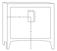 Imaginations Américaines  34.5 pouces W Vanity Base Blanc