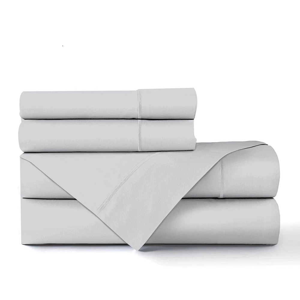 Ensembles de draps en coton peigné 500 fils Johnson Home