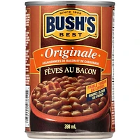 BUSH'S® Original Baked Beans Seasoned with Bacon And Brown Sugar, Bush's Original Bkd Bn 398 ml