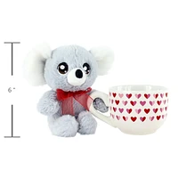 Way To Celebrate Valentine’s Day Plush Toy in Soup Mug