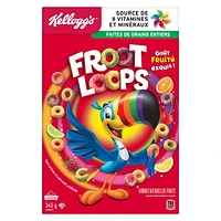 Kellogg's Froot Loops Cereal 345g, 345g