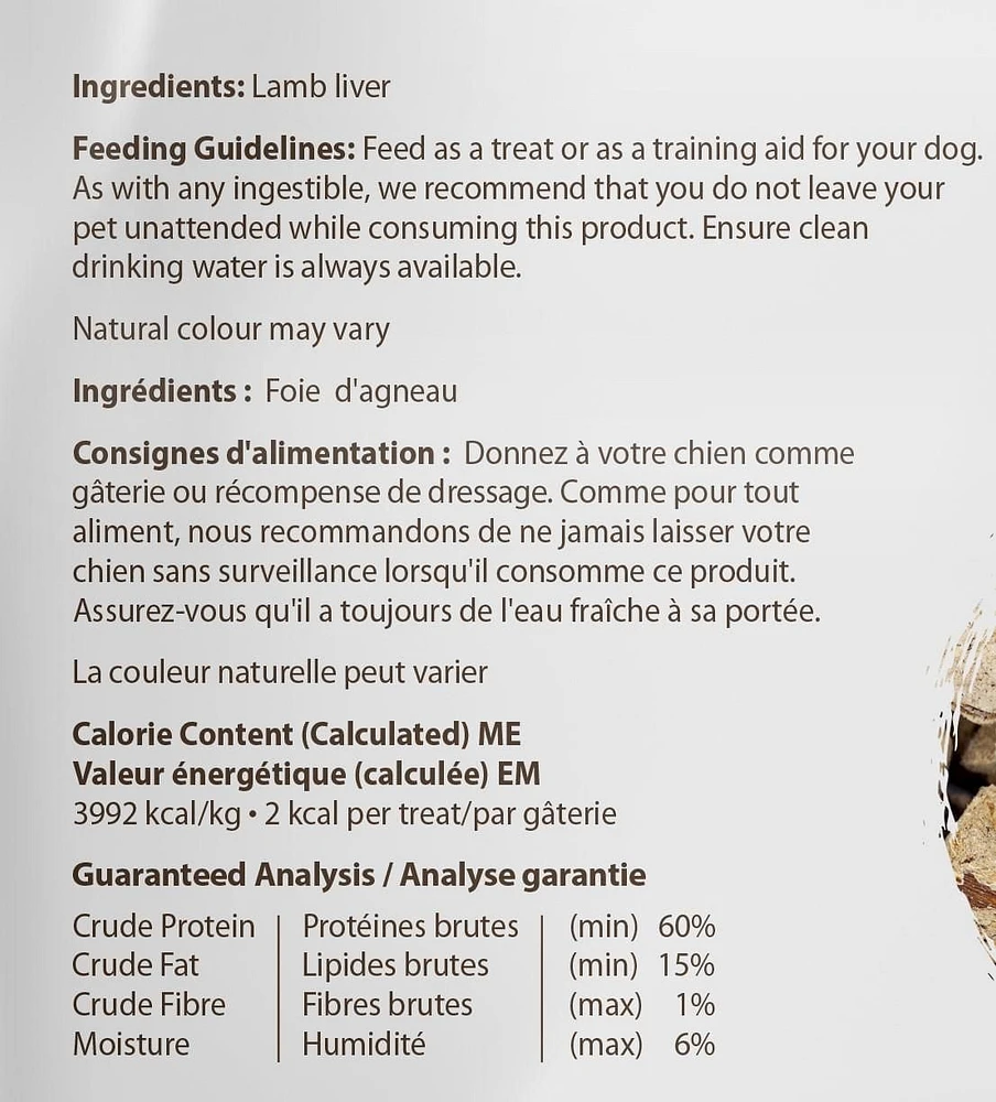 Caledon Farms Freeze Dried Lamb Bites, 115g