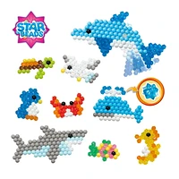Aquabeads Arts & Crafts Recharge sur le thème de la vie océanique avec perles et modèles