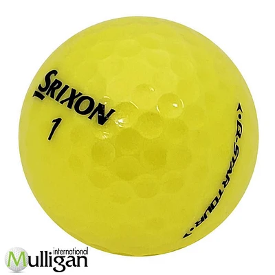 Mulligan - 36 balles de golf récupérées Srixon Q-Star Tour 5A, Jaune