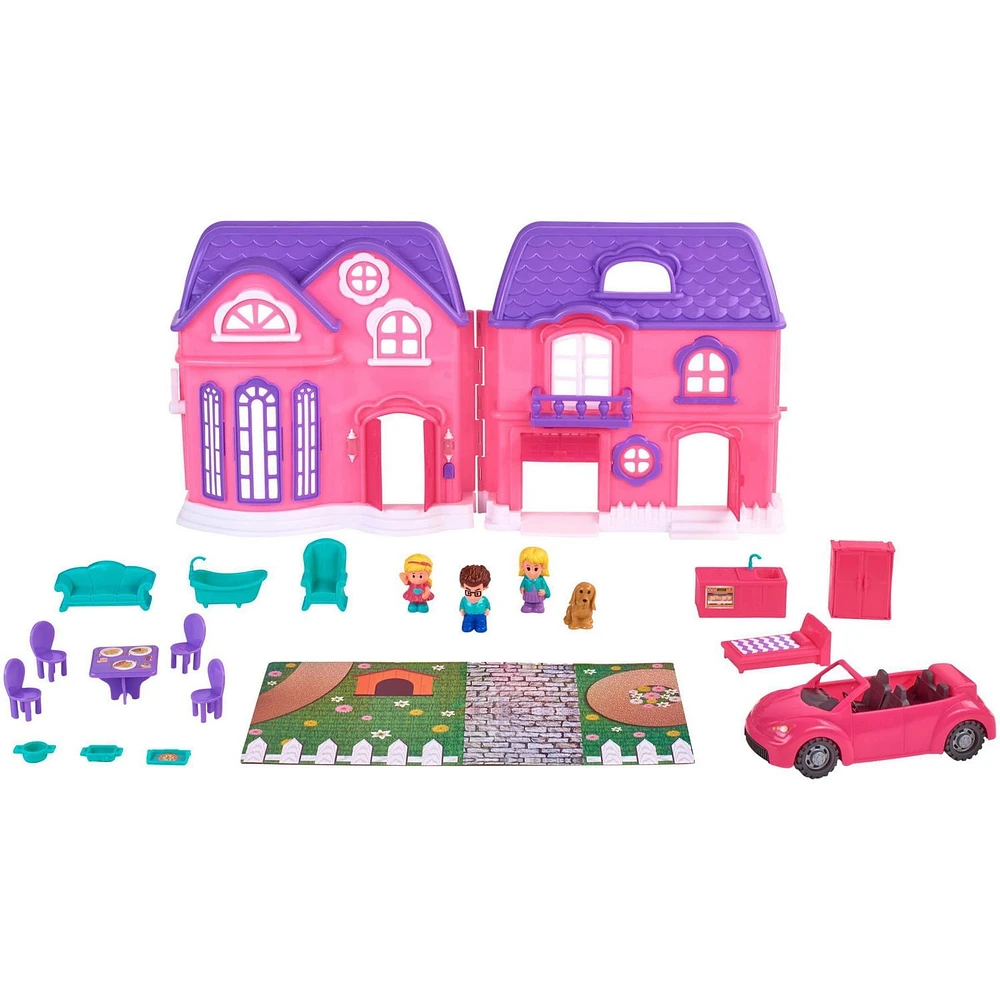 Jeu de maison de poupée, lumiéres et sons Jeu de maison de poupée