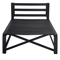 Patioflare Flexiform Modular Set Outdoor Armless Chair, Blue