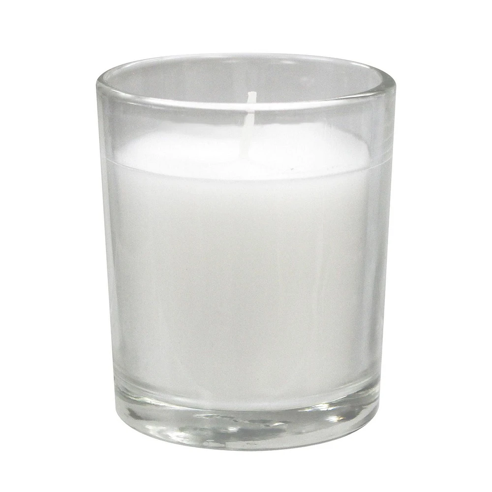 Mainstays Unscented Glass Filled Votives Candles, Pack of 12
