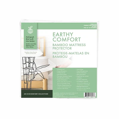 Protège-Matelas en Bambou Earthy Comfort - Très Grand Lit
