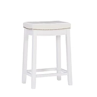 Warren White Counter Stool