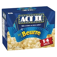 Act II 14s Gourmet micro-onde Popcorn-saveur De Beurre 1,09 kg