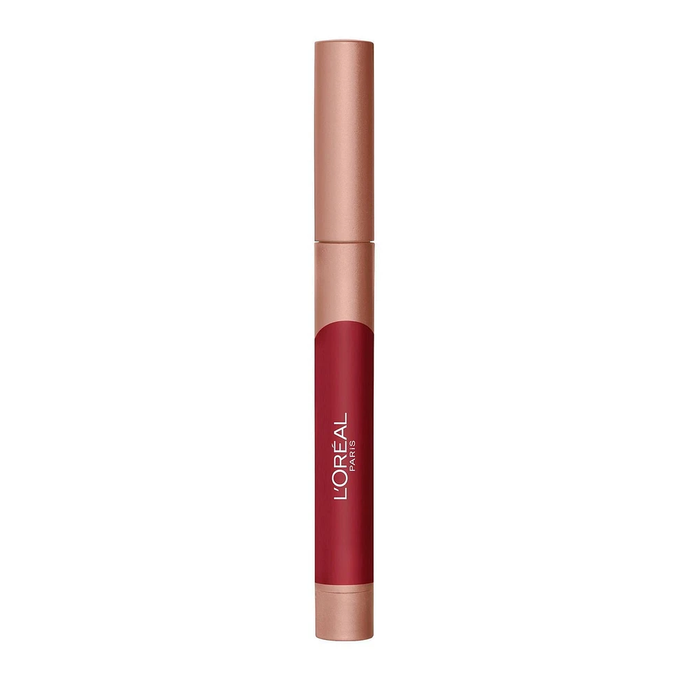 L'Oréal Paris Infallible Crayon à Lèvres Mat, Ultra-Pigmenté, Longue Tenue , Brulée Everyday 508, 3.6 GR
