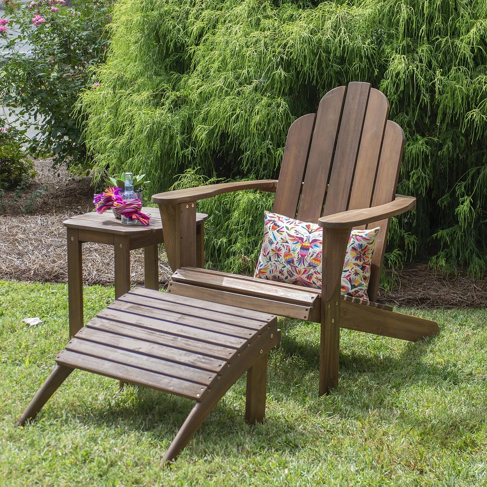 Teak Adirondack Outdoor Ottoman