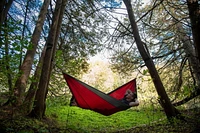 Parachute Hammock - Double (Crimson/Grey)