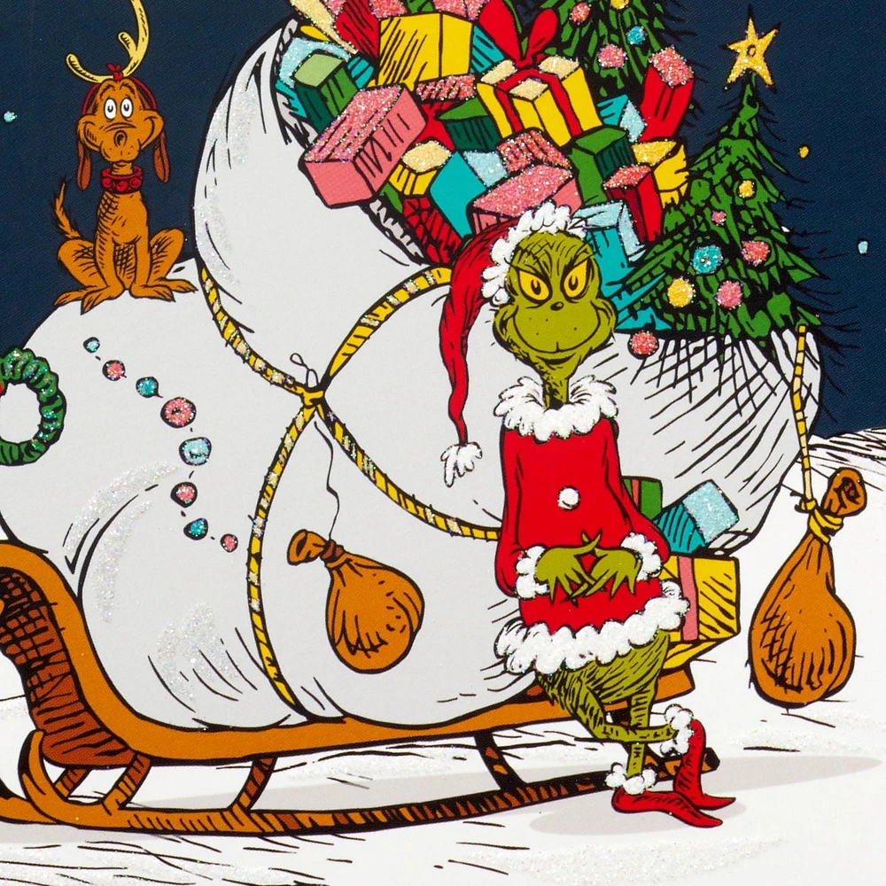 Boîte de cartes de Noël, Connections from Hallmark, Dr. Seuss « Merry Grinchmas », paquet de 20 cartes