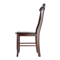 Clayton 3-PC Set Drop Leaf Table with 2 Keyhole Back Chairs