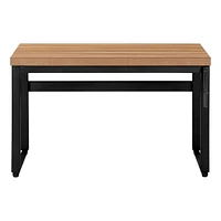 Monarch Specialties Bureau, Bureau À Domicile, Debout, Ajustable, 48"l, Travail, Ordinateur Portable, Métal, Stratifié, Brun, Noir, Contemporain, Moderne