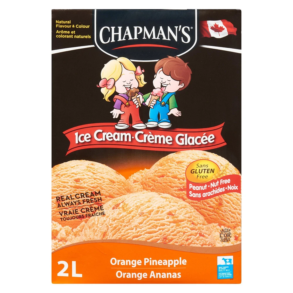 Chapman's Markdale Creamery Orange Pineapple Ice Cream