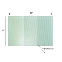 4PC Woven Pvc Placemat Maison Light Blue 12 X 18 - Set of 3