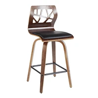 Tabouret de comptoir de comptoir moderne milieu-du-siècle Folia
