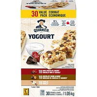 Quaker Yogourt Granola Bars, 30 ct, Value Pack, 1.05 kg