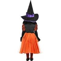 Costume de Sorcière Orange pour tout-petits