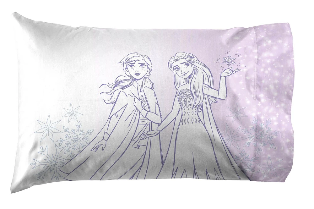 Frozen 'Winter Frost Adventures' Kids 3-Piece Twin Sheet Set, 100% Polyester