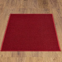 Tapis de couloir à motif de solide à sous-couche en caoutchouc de la collection Ottohome