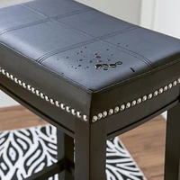 Tabouret de comptoir Warren noir