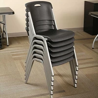LIFETIME - Lot de chaises 4 empilables commerciales de qualité supérieure