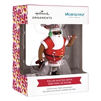 Décoration Hallmark de Noël (Père Noël noir en patins à roulettes, Mahogany)