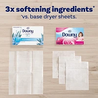 Downy Light Mega Dryer Sheets, Fabric Softener Dryer Sheets, Ocean Mist
