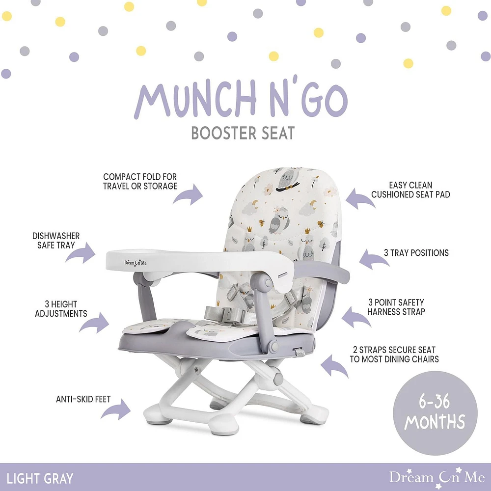 Dream On Me Munch N' Go Booster Seat