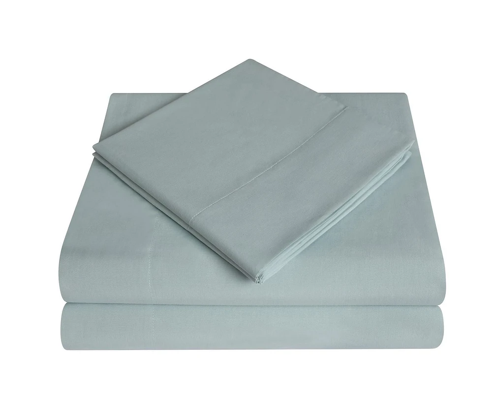 Mainstays 250 Thread Count Wrinkle Resistant Sheet Set – Solid, Twin, Double, Queen, King