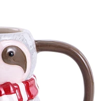 Holiday Time Hedgehog & Sloth Mug, 2-Piece