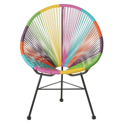Plata Import - Chaise Acapulco Wire Multicolore pour Adultes