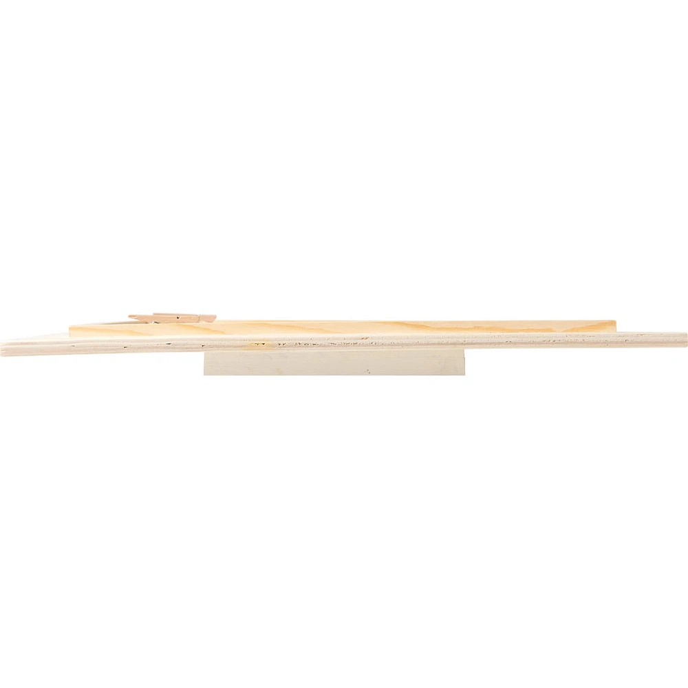 Surfaces en bois Plaid, forme non peinte, enseigne en bois pour palette, 34 x 26 cm