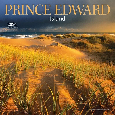 Wyman Publishing L'Île-du-Prince-Édouard 2024 30.48x60.96 CM Mur Carré Calendrier, 9781525611629