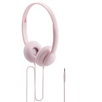 Onn. Wired Lightweight On-Ear Headphones, Adjustable Headband