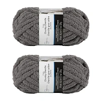 Lot de 2 fils de polyester gris Mainstays