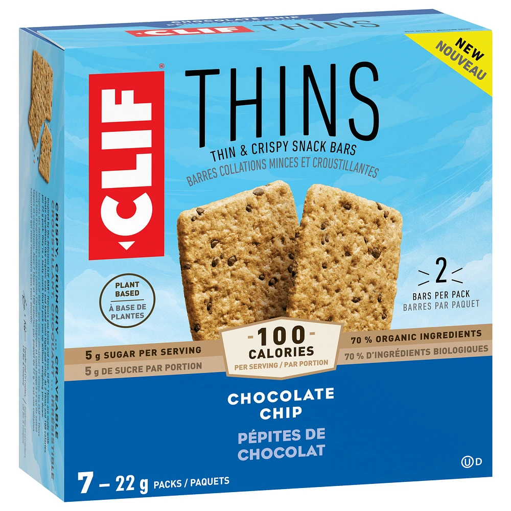 CLIF Thins Chocolate Chip 7CT, CLIF Thins Chocolate Chip 7CT