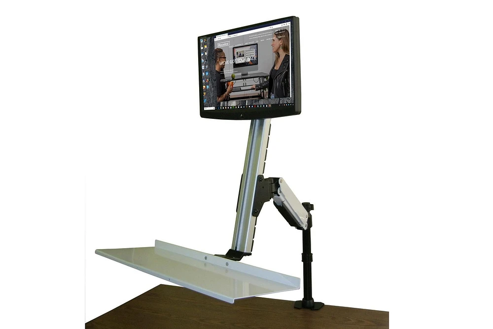 Bureau flottant ergonomique assis-debout Rocelco