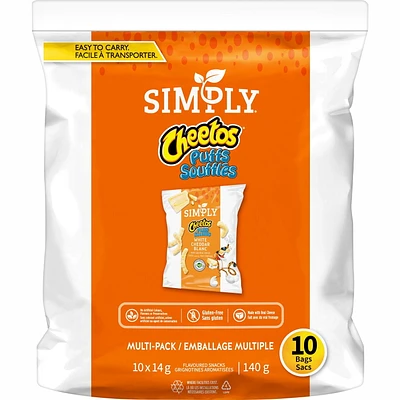 Simply Cheetos Puffs White Cheddar Cheese Flavoured Snacks