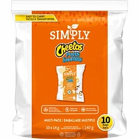 Simply Cheetos Puffs Cheddar Blanc Grignotines à saveur de fromage