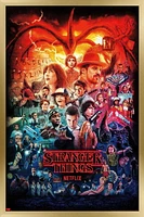 Netflix Stranger Things - Trois saisons une feuille