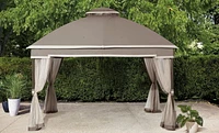 hometrends 10 ft. x 12 ft. Soft Top Gazebo, Includes bug netting