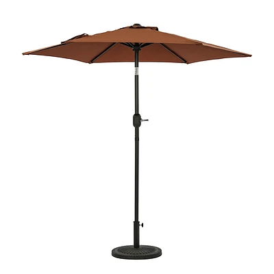 Parasol de marché hexagonal Bistro 7.5 pieds - Polyester