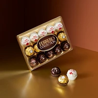 FERRERO COLLECTION Fine Assorted Chocolates and Coconut Confections Gift Box, 15 Individually Wrapped Confections, 156g