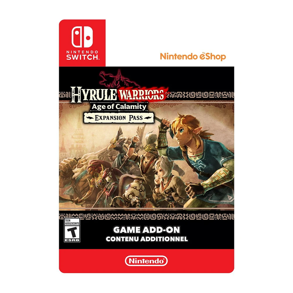 Nintendo Switch Hyrule Warriors: Age of Calamity Expansion Pass $26.99 (Digital Code)